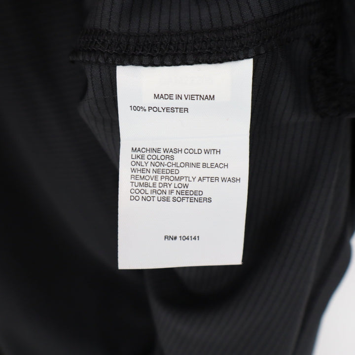 DSG Mens Run Tank Pure Black XXL Reflective Moisture Wicking Athletic Top