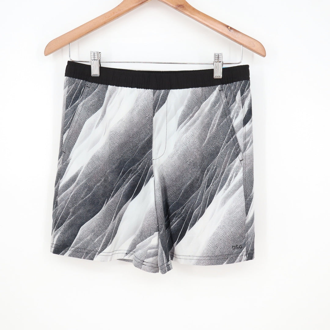 DSG Boys Agility Short Pure White AI Formation Print Size L 14-16