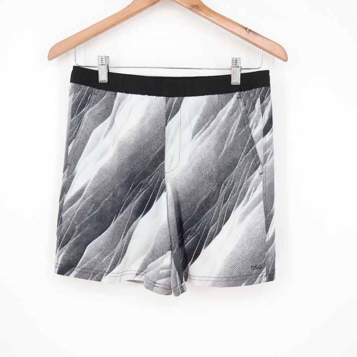 DSG Boys Agility Short Pure White AI Formation Print Size L 14-16