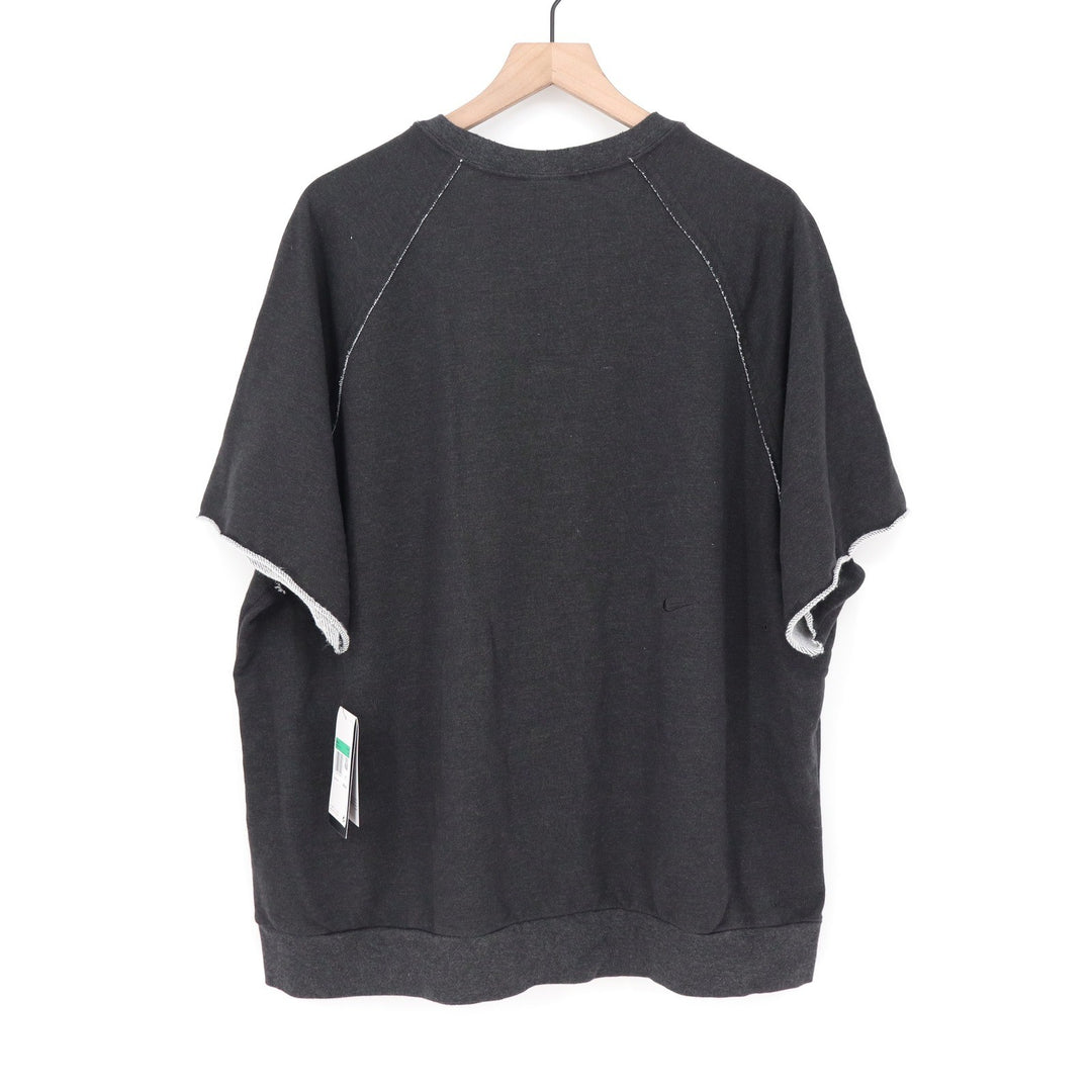 Nike Mens Dri-FIT Short Sleeve Sweatshirt Charcoal Grey XL