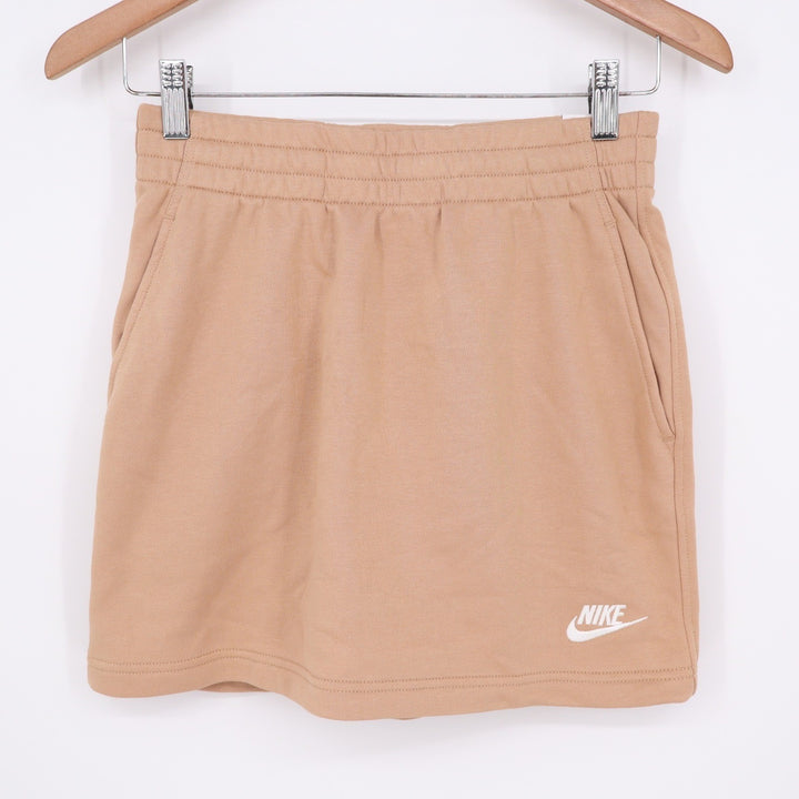 Nike Kids Girls Tan French Terry Sportswear Skirt Size Large NWT