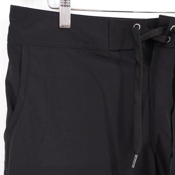Nautica Mens Black Board Shorts Swim Trunks Stretch 8L508V0 Size M