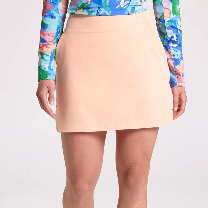 Walter Hagen P11 18" Lightweight Core Skort Peach Fuzz Womens Small