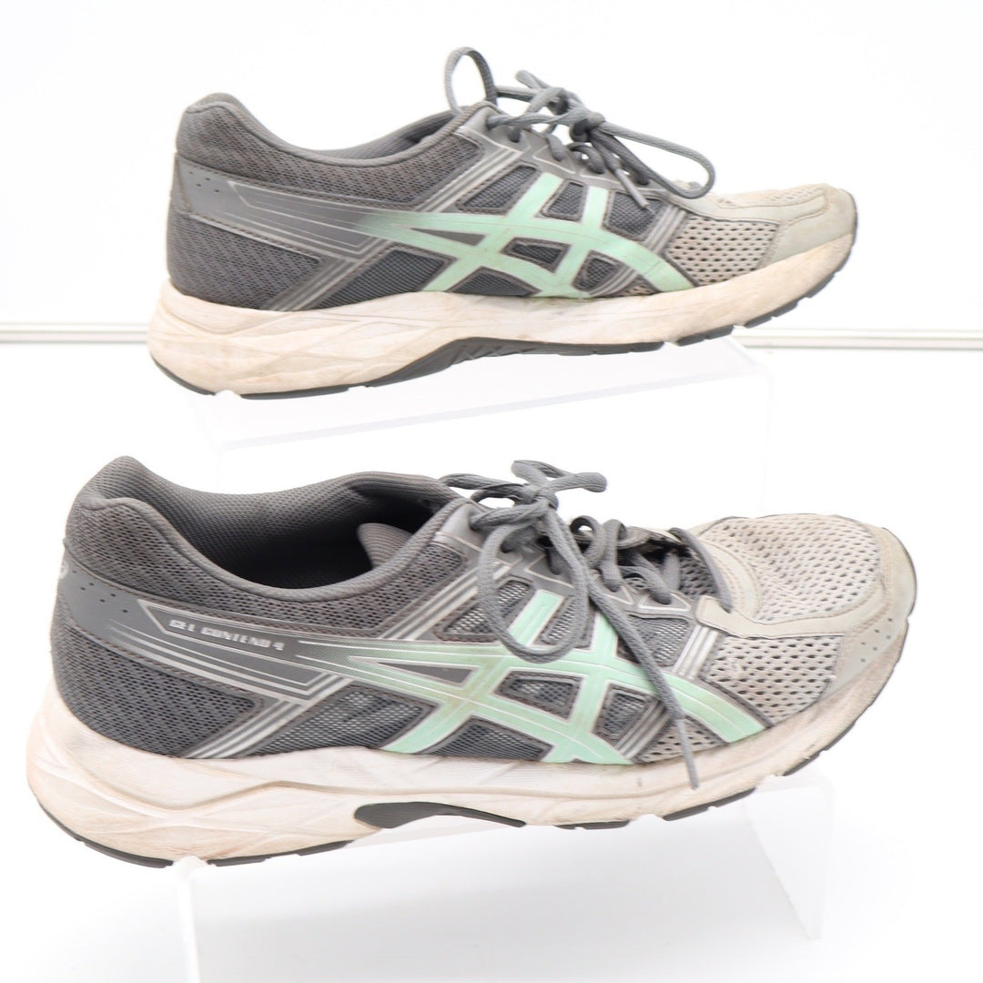 Asics Gel-Contend 4 Womens Running Shoes Size 10 Grey Mint Green Sneakers
