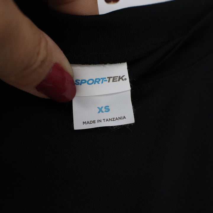 Sport-Tek Mens XS Black Tempo Graphic Performance T-Shirt Short Sleeve Athletic