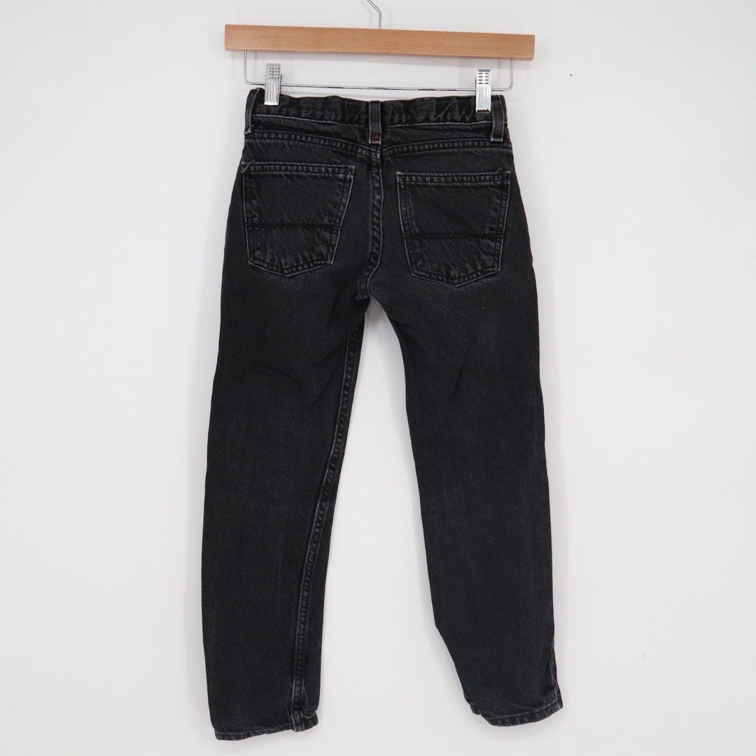 Arizona Jean Co Boys Black Skinny Jeans Size 8 Regular Faded Denim 100% Cotton