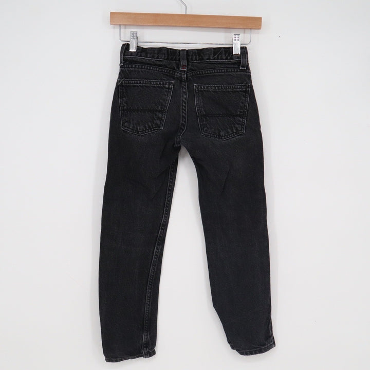 Arizona Jean Co Boys Black Skinny Jeans Size 8 Regular Faded Denim 100% Cotton