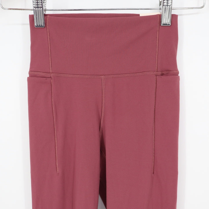 Calia Inspire HR 7/8 Legging Mauveberry Pink Purple XS High Rise Pockets