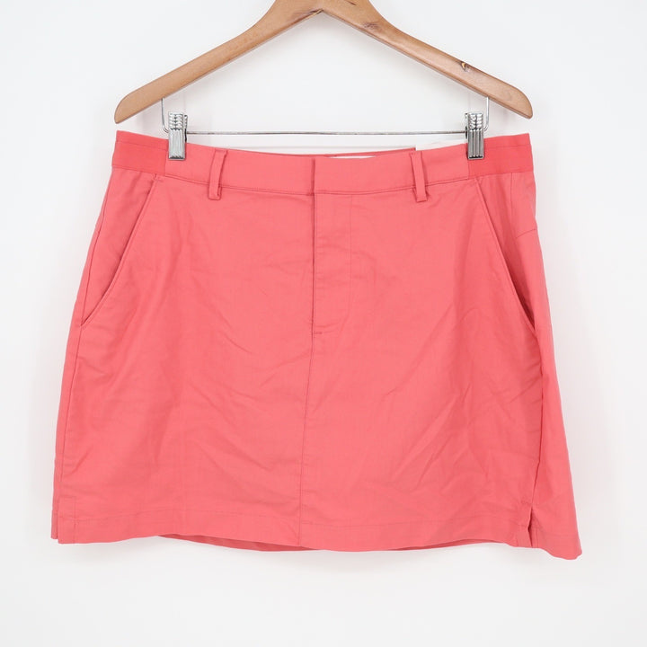 Walter Hagen Clubhouse Womens 14 Pink Rouge Golf Skort Stretch UPF 50+