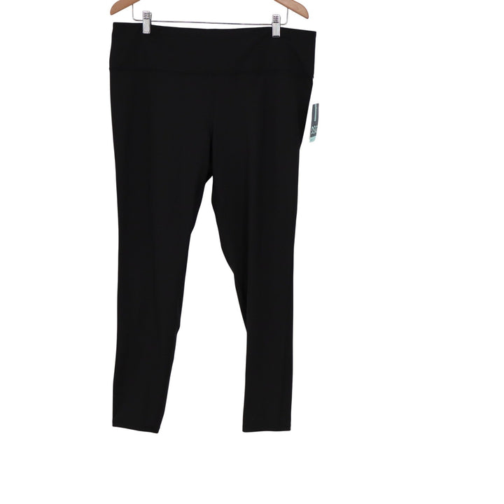 DSG Womens Momentum Full Length Tight Pure Black High Rise Leggings 2XL