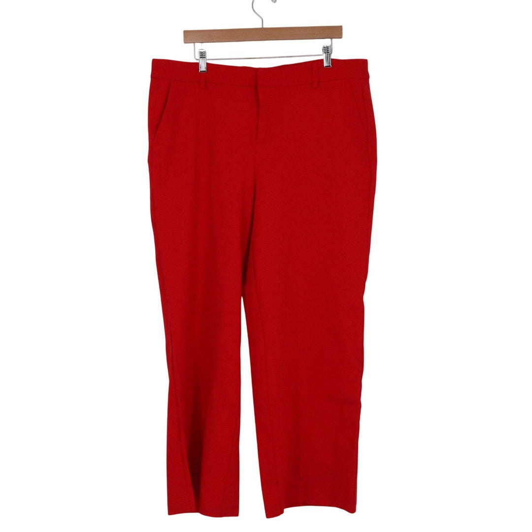 Liverpool Los Angeles Kelsey Wide Leg Trouser Red Plus Size 18W Ponte Pant