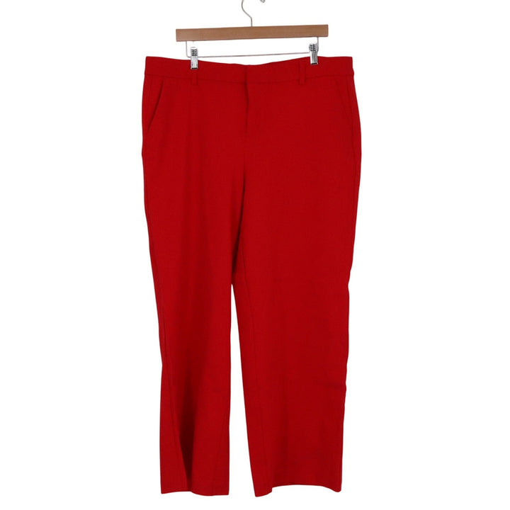 Liverpool Los Angeles Kelsey Wide Leg Trouser Red Plus Size 18W Ponte Pant