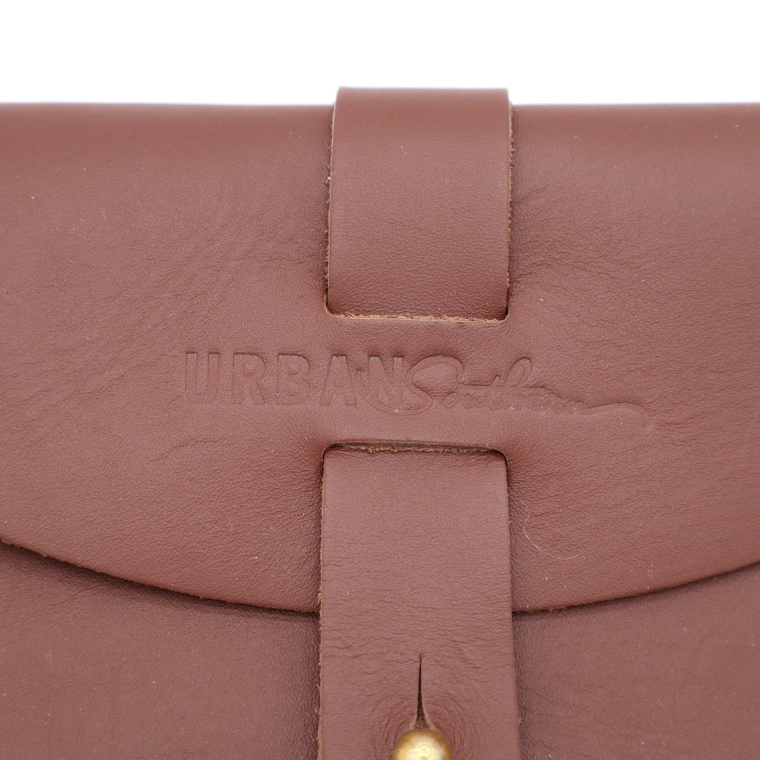 Urban Southern 5th Avenue Womens Clutch Wallet Chestnut Brown Full Grain Leather