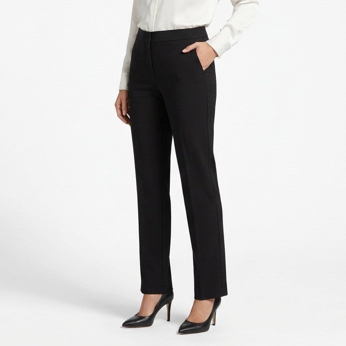 Simply Vera Vera Wang Dress Pants Womens 6 Black Stretch Formal Business Wear