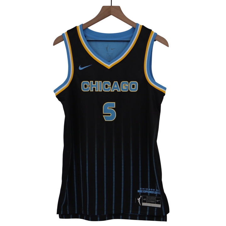 Nike Chicago Sky Angel Reese 5 Explorer Edition WNBA Jersey Black S