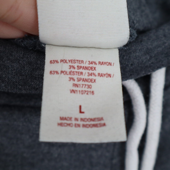 Mossimo Supply Co. Joggers Womens Large Heather Gray Stretch Drawstring Waist