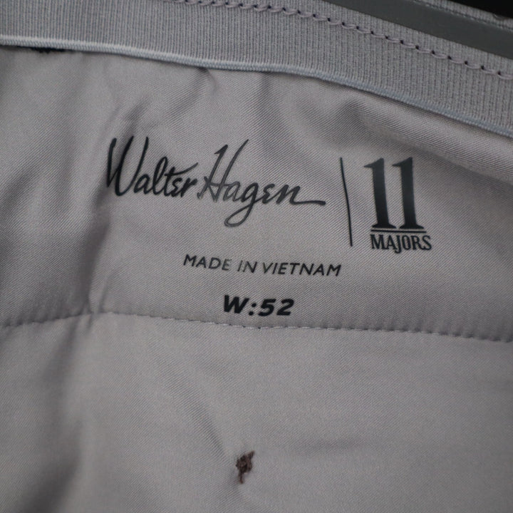 Walter Hagen Mens 52 Big & Tall Golf Shorts Black Flat Front Stretch