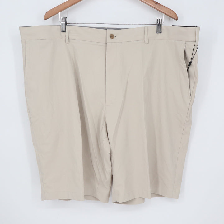 Walter Hagen Mens Perfect 11 Golf Shorts Light Khaki Big & Tall 46