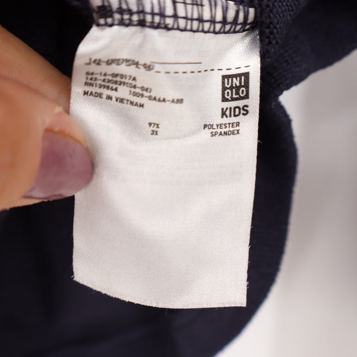 Uniqlo Kids Navy Blue Long Sleeve Crewneck Top Size 13