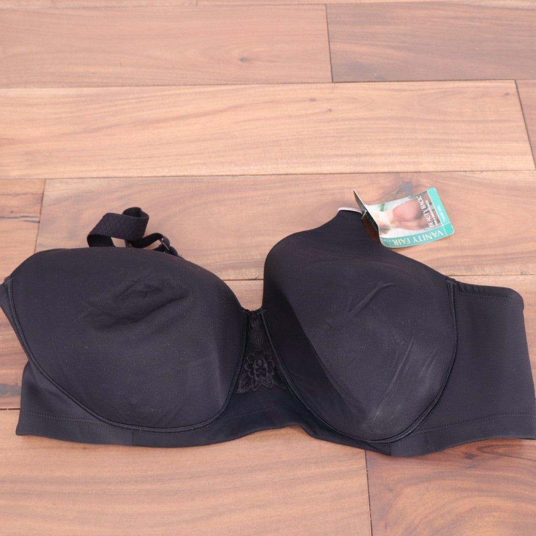 Vanity Fair Lingerie Beauty Back Smoother Bra Womens 44D Full-Figure Wireless