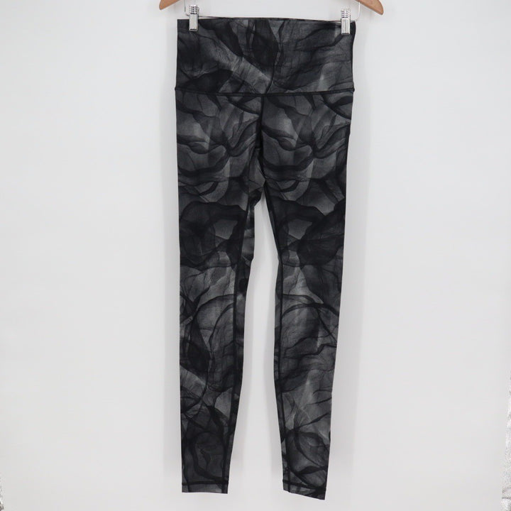 Lululemon Align Pants Abstract Smoke Print High Rise Leggings Size Unknown