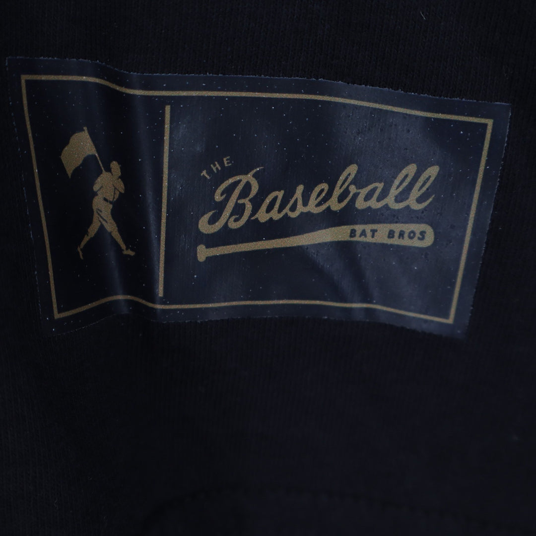 Baseballism Mens The Bat Bros Graphic T-Shirt Black BB-FM-M-BScript Medium NEW
