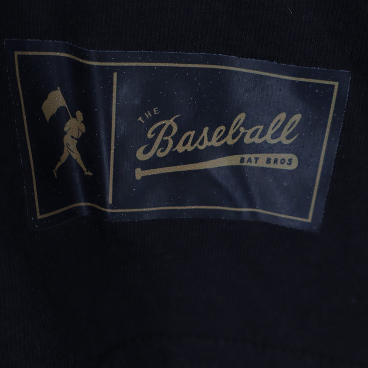 Baseballism Mens The Bat Bros Graphic T-Shirt Black BB-FM-M-BScript Medium NEW
