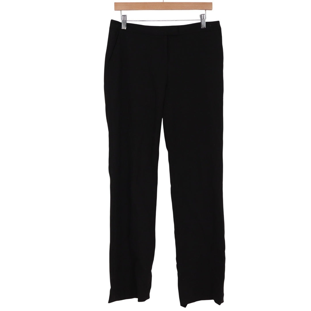 Calvin Klein Pants Women 4 Straight Leg Black Stretch Professional Excellent