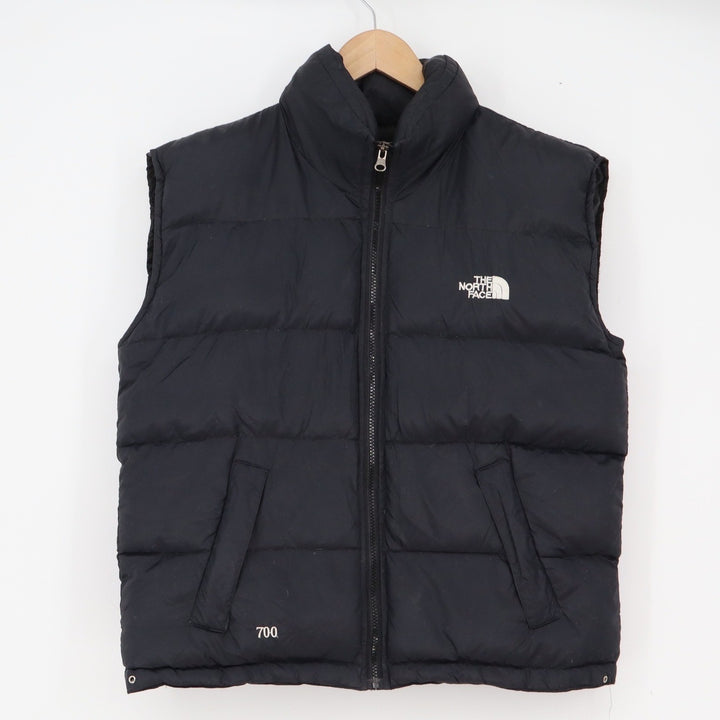 The North Face Puffer Vest Mens S Summit Series 700 Black Down Quilted Excellent