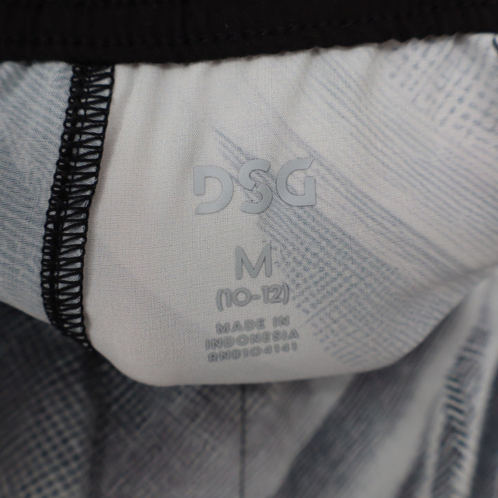 DSG Boys Agility Short Pure White AI Formation Print Size M 10-12