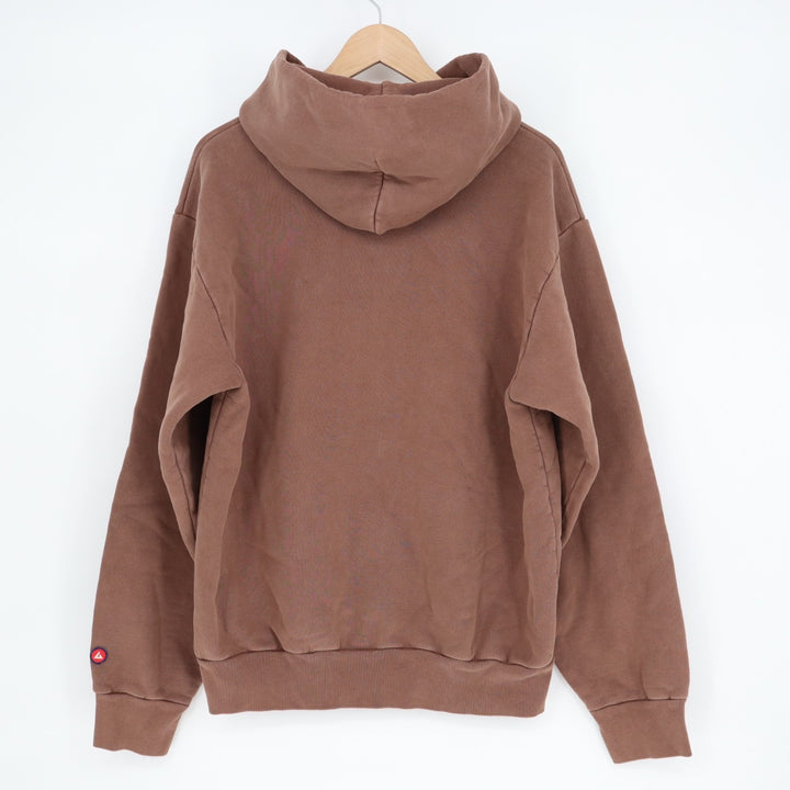 American Giant American Vintage Hoodie Unisex M Brown Cotton Kangaroo Pocket