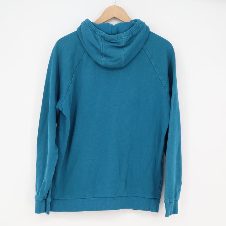 Under Armour Mens Rival Fleece Hoodie Teal Blue Graphic Logo Pullover