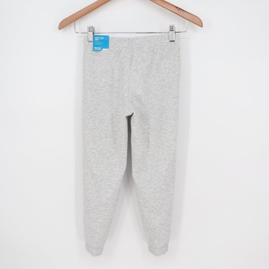 DSG Boys Sport Fleece Jogger Pants Light Heather Grey XS 6-7