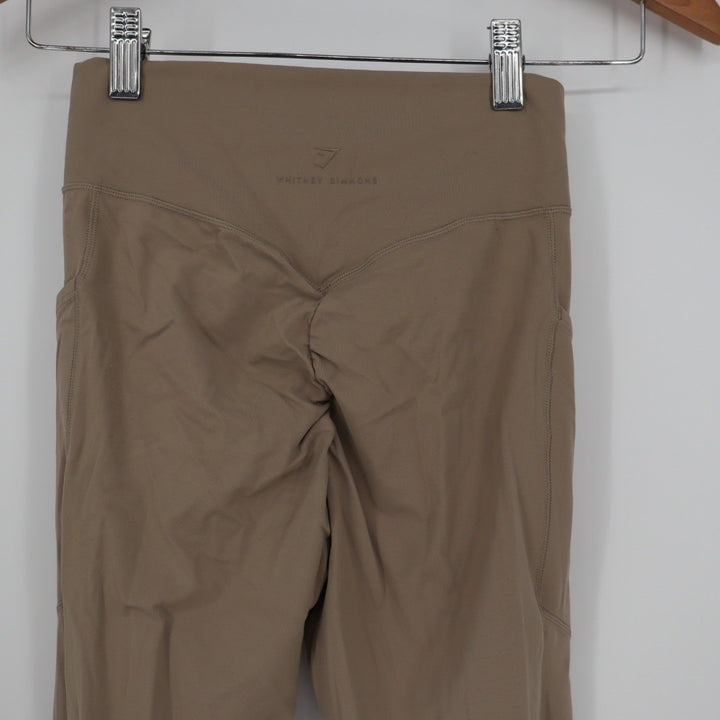 Gymshark Whitney Simmons Seamless High Waisted Leggings Taupe Size S