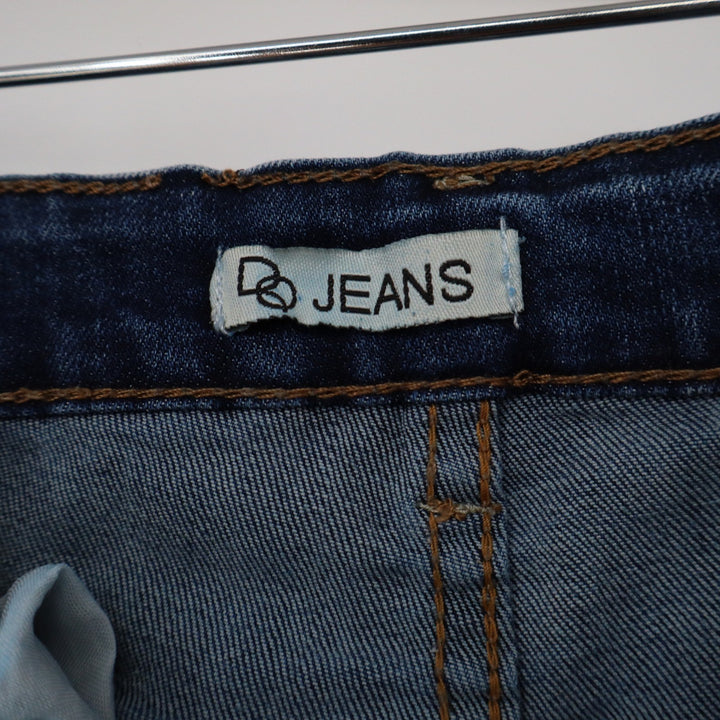 DQ Jeans Women's High Waisted Flare Leg Blue Denim Pants Size M Light Wash