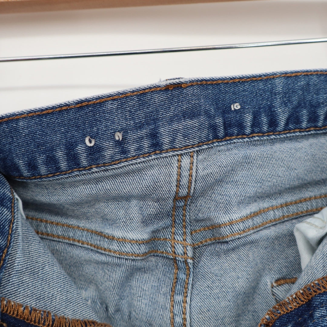 Old Navy Jeans Mens 36x30 Straight Leg Blue Medium Wash Denim Stretch Excellent