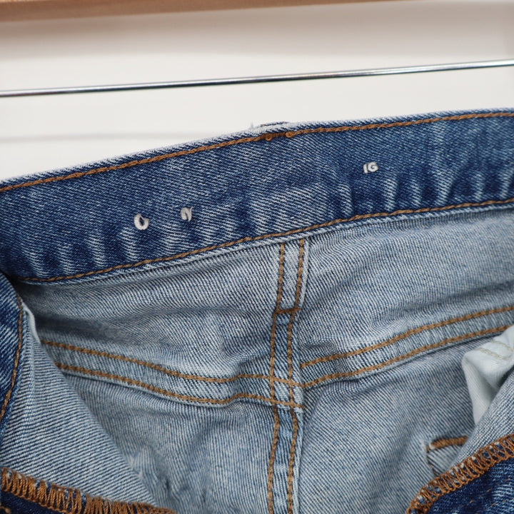 Old Navy Jeans Mens 36x30 Straight Leg Blue Medium Wash Denim Stretch Excellent