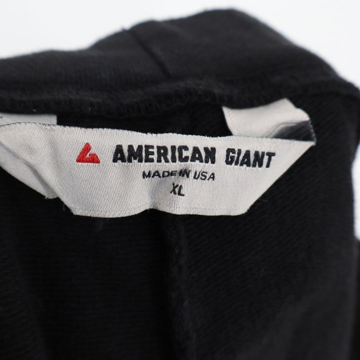 American Giant Ponte Pants Womens XL Black Cotton Slash Pockets Straight Leg