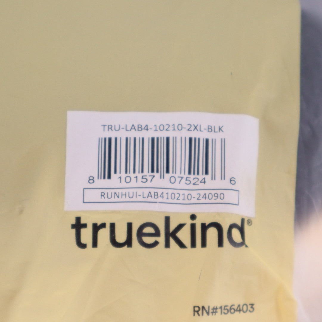 Truekind Supportive Comfort Wireless Shaping Bra 2XL Black Stretch Seamless