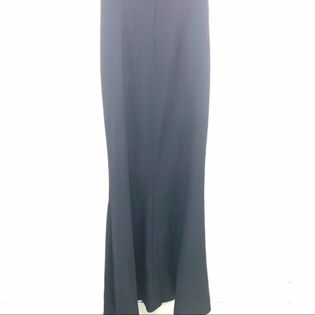 ELIZA J KNOT FRONT OFF THE SHOULDER MAXI DRESS