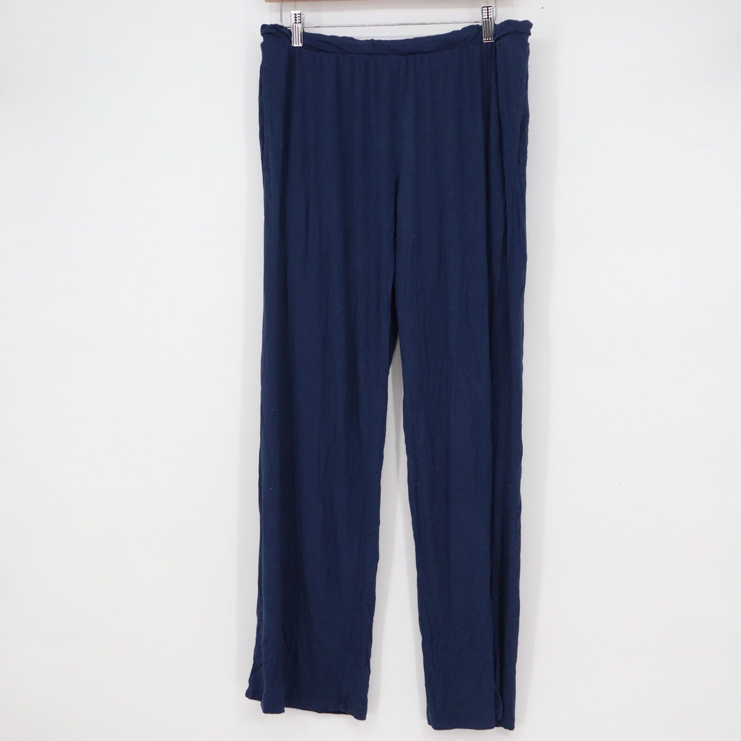 Kindred Bravely Navy Blue Viscose Spandex Lounge Pajama Pants Large L