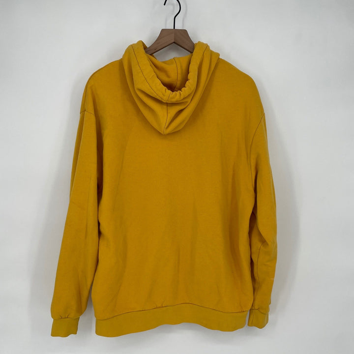 Divided H&M Yellow Tiger Floral Graphic Hoodie Sweatshirt Size L
