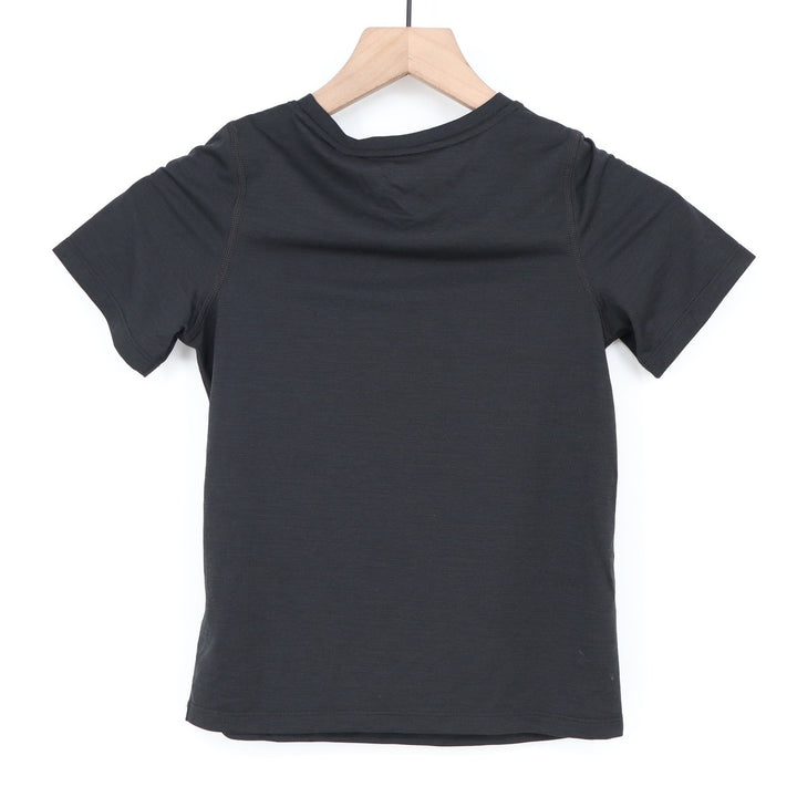 DSG Boys Movement Tee Pure Black Short Sleeve Athletic Shirt XS 6-7