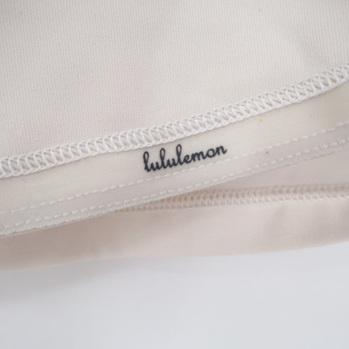 Lululemon Pace Rival Skirt White Pleated Tennis Golf Skort Size 12 Reg