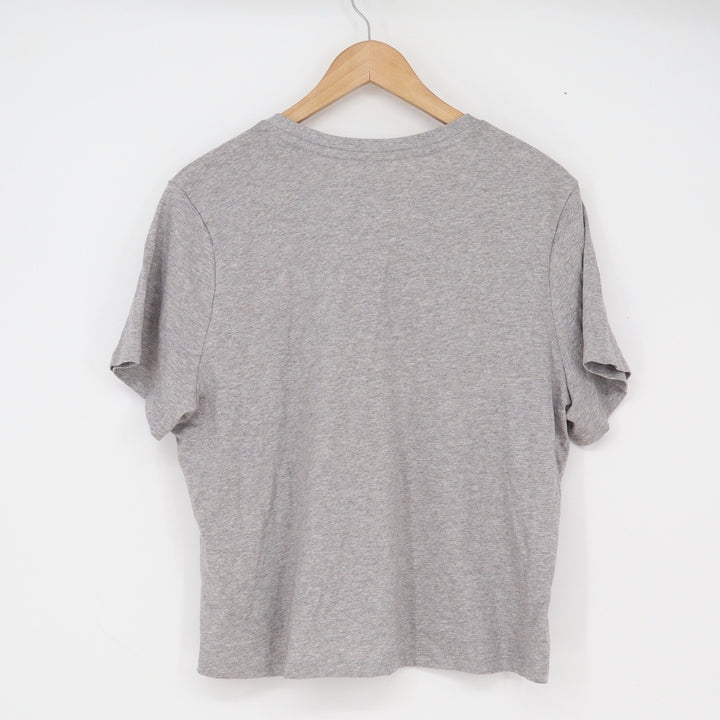 Quince T-Shirt Womens L Organic Cotton Crew Neck Heather Gray Basic Excellent