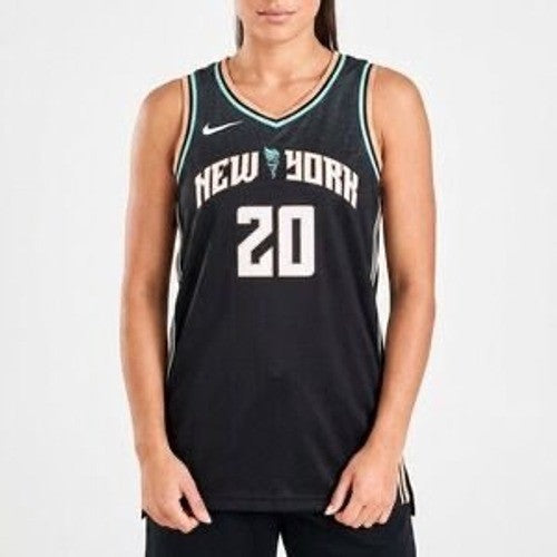 Nike Sabrina Ionescu New York Liberty Rebel Edition Jersey Black Womens L