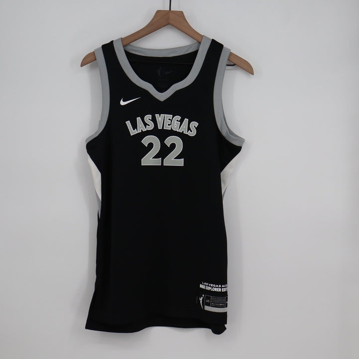 Nike Las Vegas Aces A'ja Wilson 22 WNBA Explorer Edition Jersey Black S