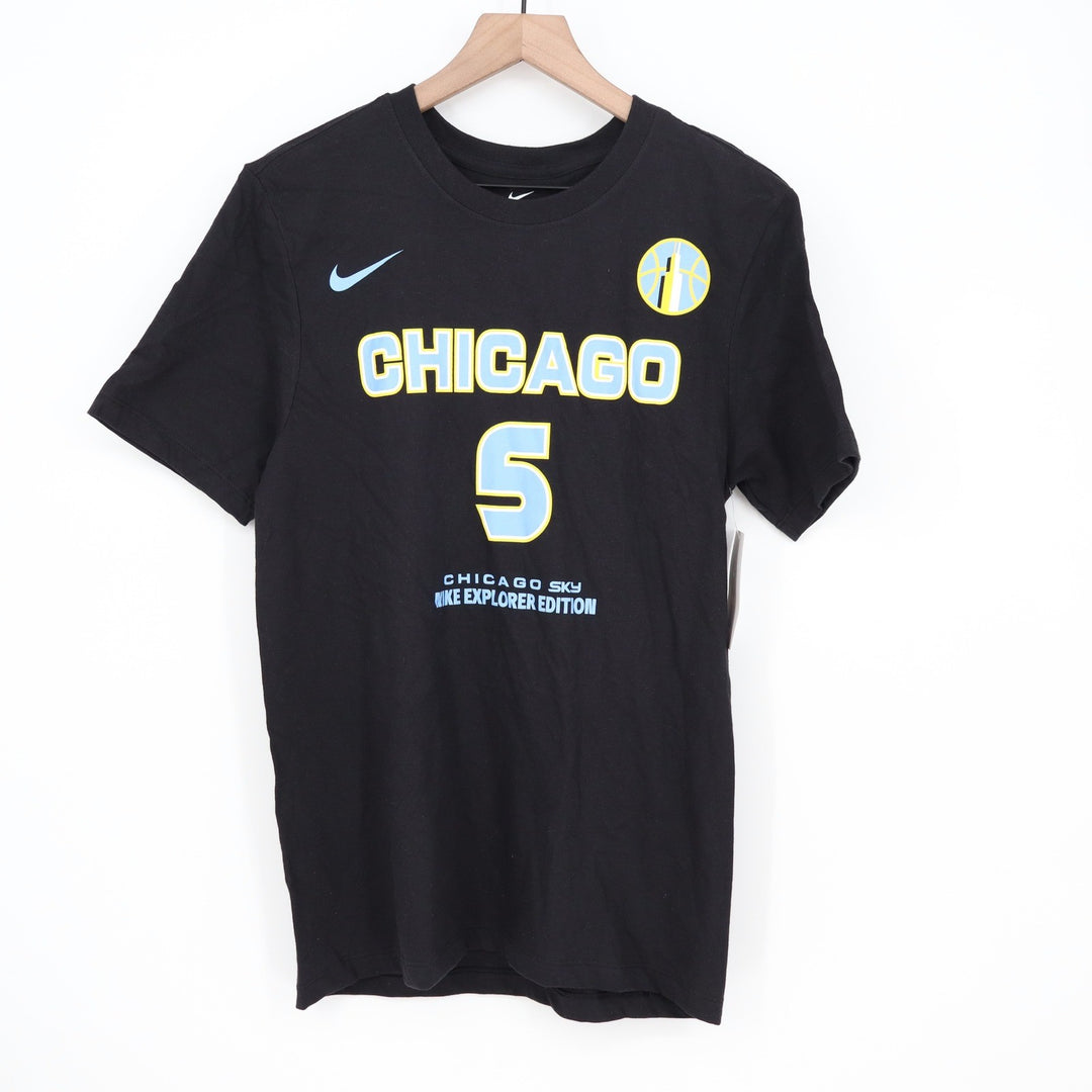 Nike Chicago Sky Angel Reese 5 Explorer Edition Mens Small Black T-Shirt