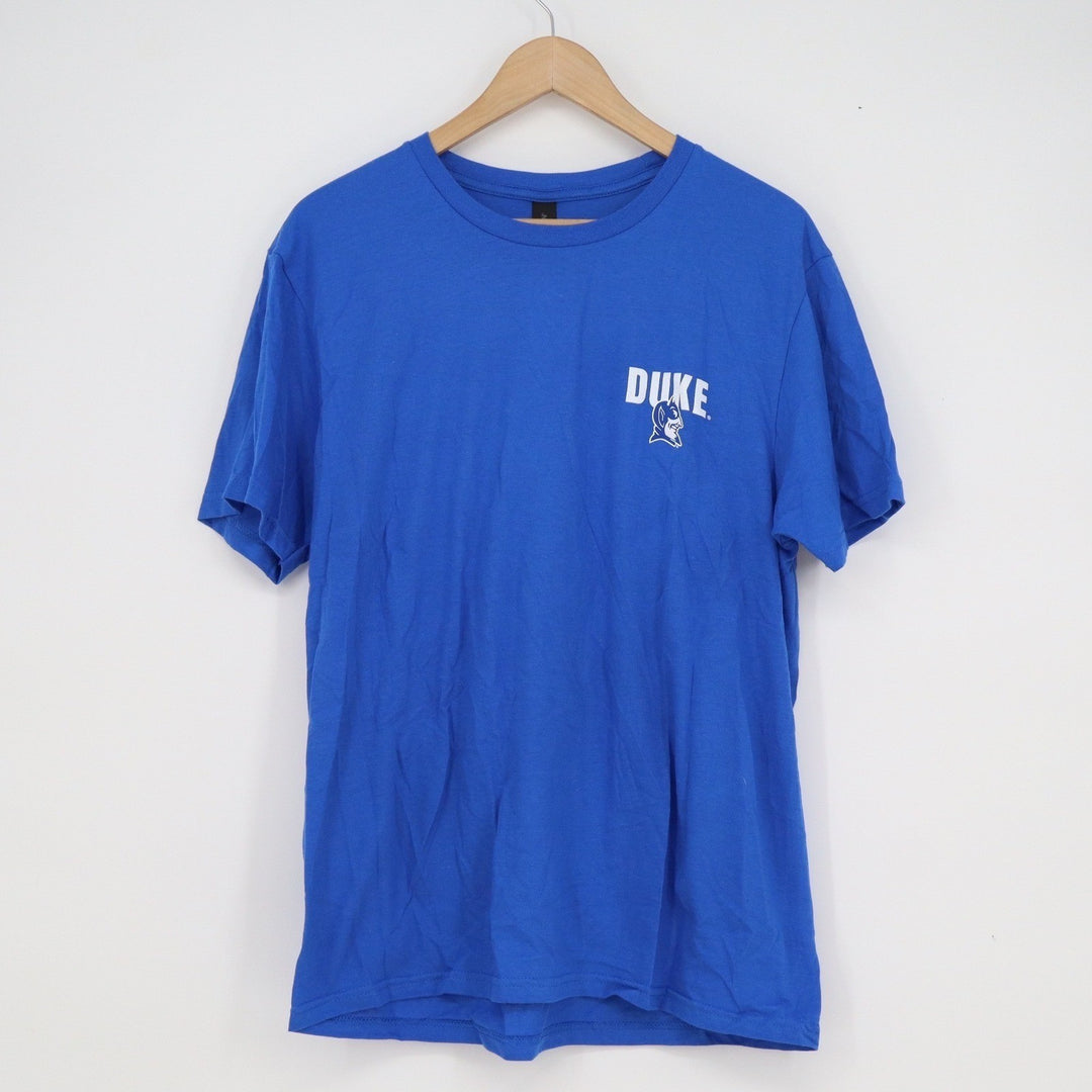 Old Varsity Brand Duke Blue Devils Royal Blue Graphic T-Shirt Mens Medium NEW