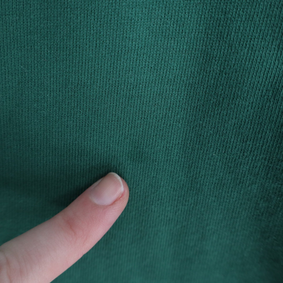 American Giant Midweight Sweatshirt Mens S Green Cotton Crew Neck Raglan Sleeve
